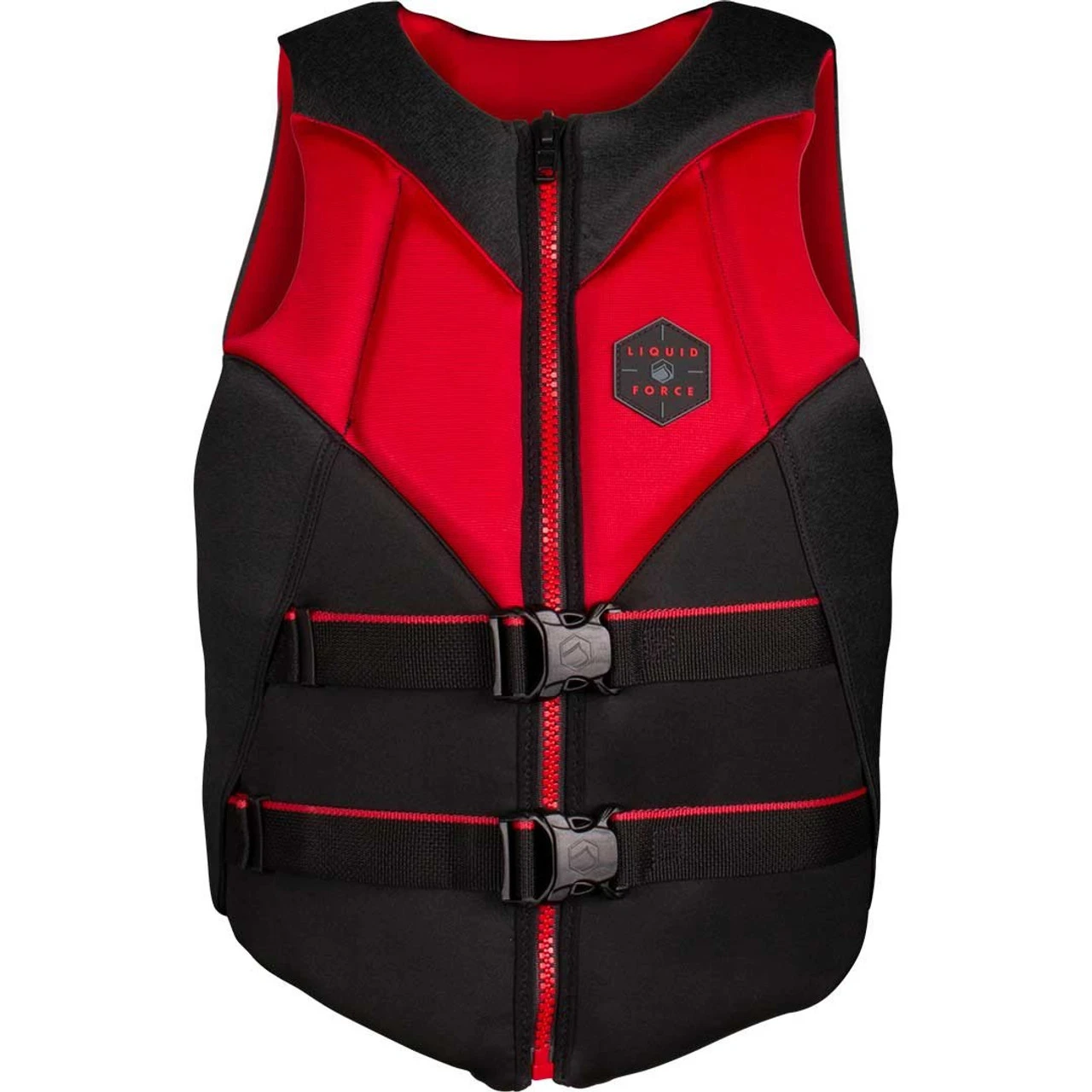 Liquid Force Rush Life Jacket - Black/Red 4 Liquid Force Rush Life Jacket - Black/Red - Image 2