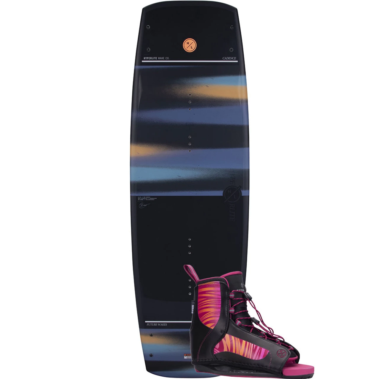 Hyperlite Cadence Women's Wakeboard W/ Jinx Boots - 2022 3 Hyperlite Cadence Women's Wakeboard W/ Jinx Boots - 2022