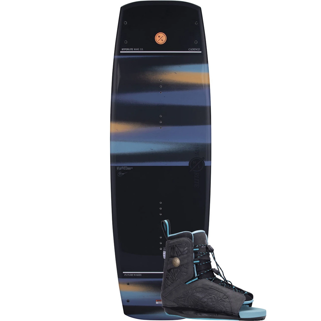 Hyperlite Cadence Women's Wakeboard W/ Syn Boots - 2022 3 Hyperlite Cadence Women's Wakeboard W/ Syn Boots - 2022
