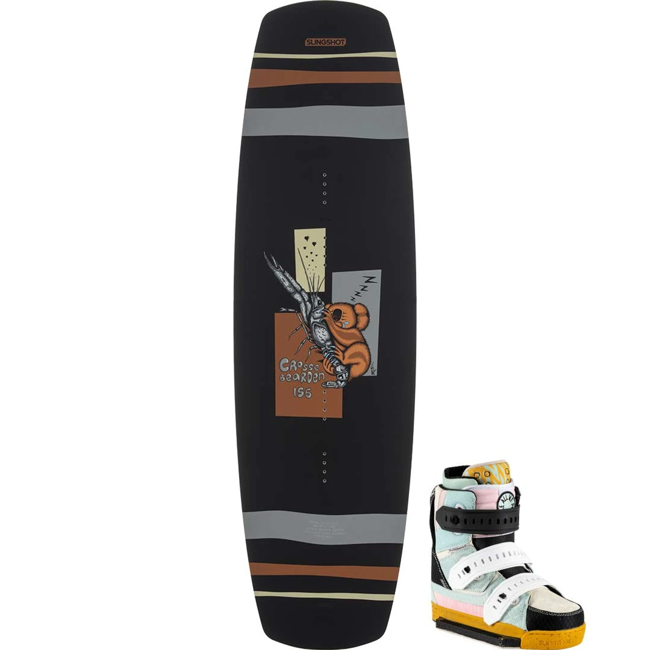 Slingshot Bearden Wakeboard Package W/ Copycat Boots - 2023 3 Slingshot Bearden Wakeboard Package W/ Copycat Boots - 2023