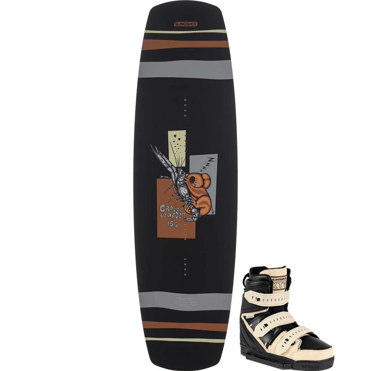 Slingshot Bearden Wakeboard Package W/ KTV Boots - 2023 3 Slingshot Bearden Wakeboard Package W/ KTV Boots - 2023