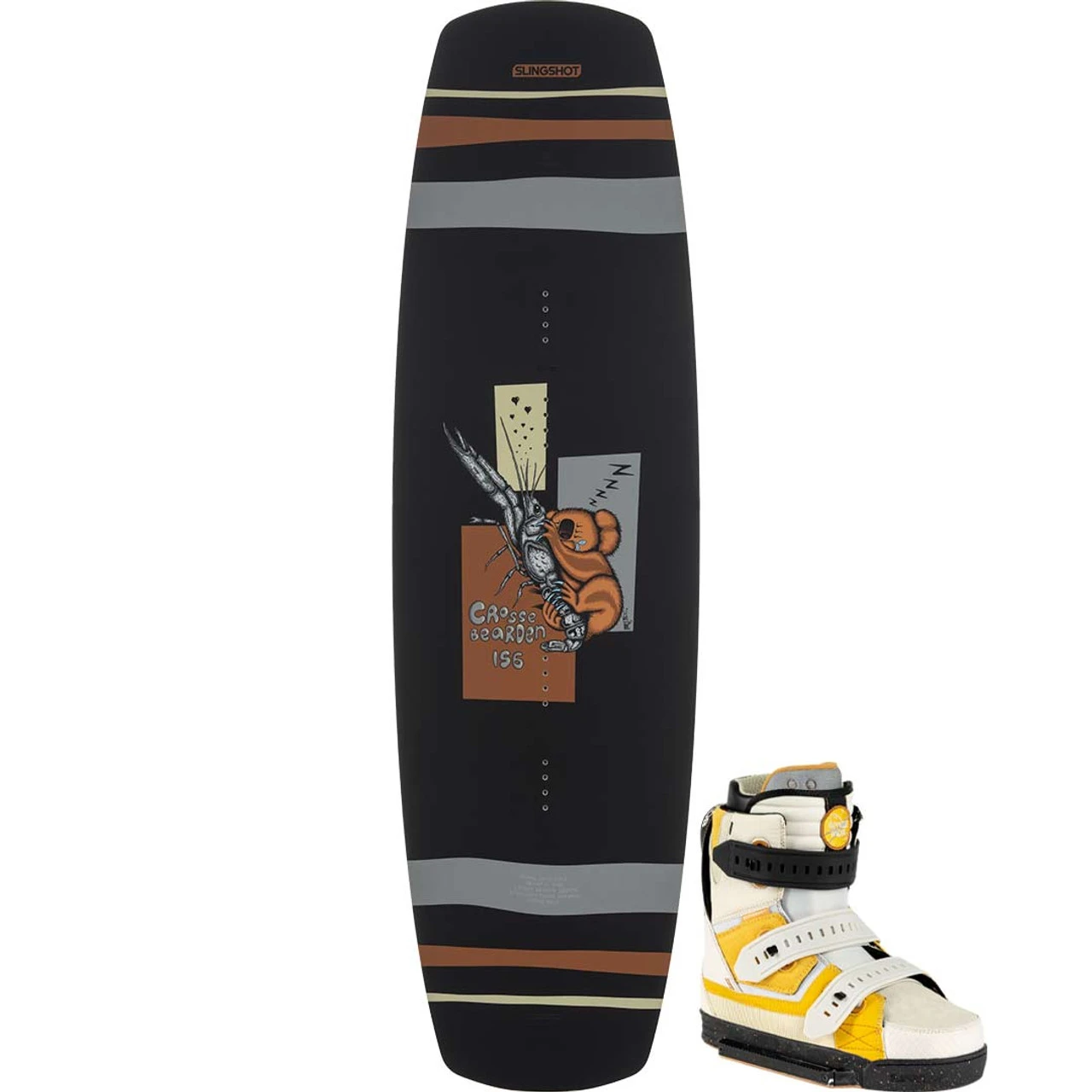 Slingshot Bearden Wakeboard Package W/ Space Mob Boots - 2023 3 Slingshot Bearden Wakeboard Package W/ Space Mob Boots - 2023