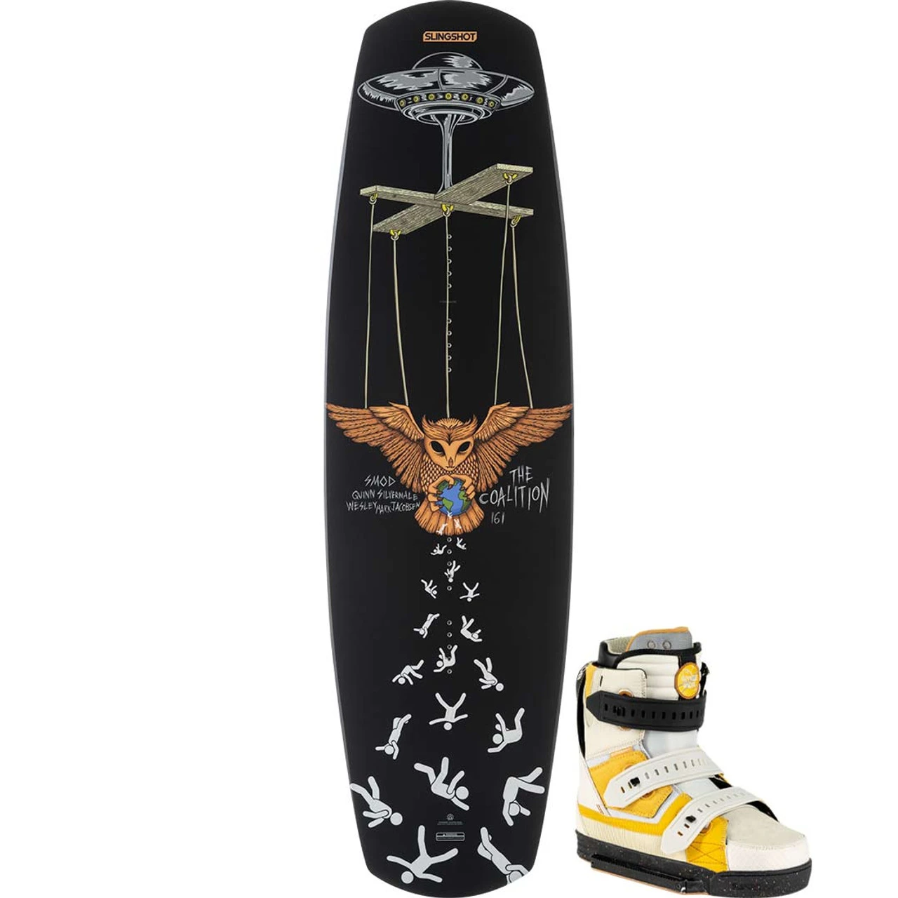 Slingshot Coalition Wakeboard Package W/ Space Mob Boots - 2023 3 Slingshot Coalition Wakeboard Package W/ Space Mob Boots - 2023