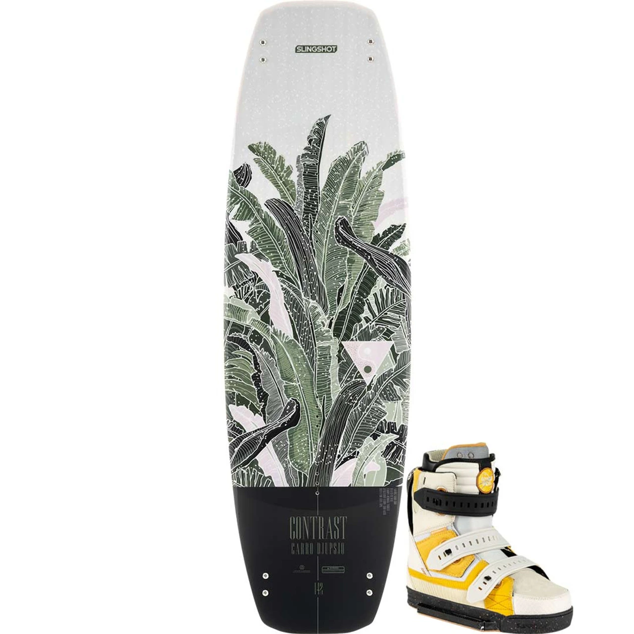 Slingshot Contrast Women's Wakeboard Package W/ Space Mob Boots - 2023 3 Slingshot Contrast Women's Wakeboard Package W/ Space Mob Boots - 2023