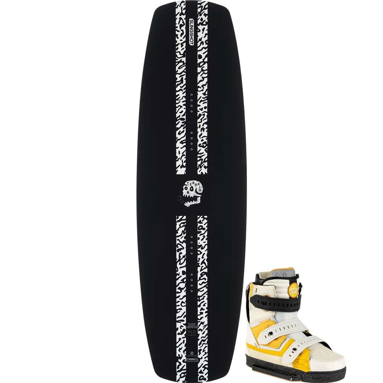 Slingshot Terrain Wakeboard Package W/ Space Mob Boots - 2023 3 Slingshot Terrain Wakeboard Package W/ Space Mob Boots - 2023