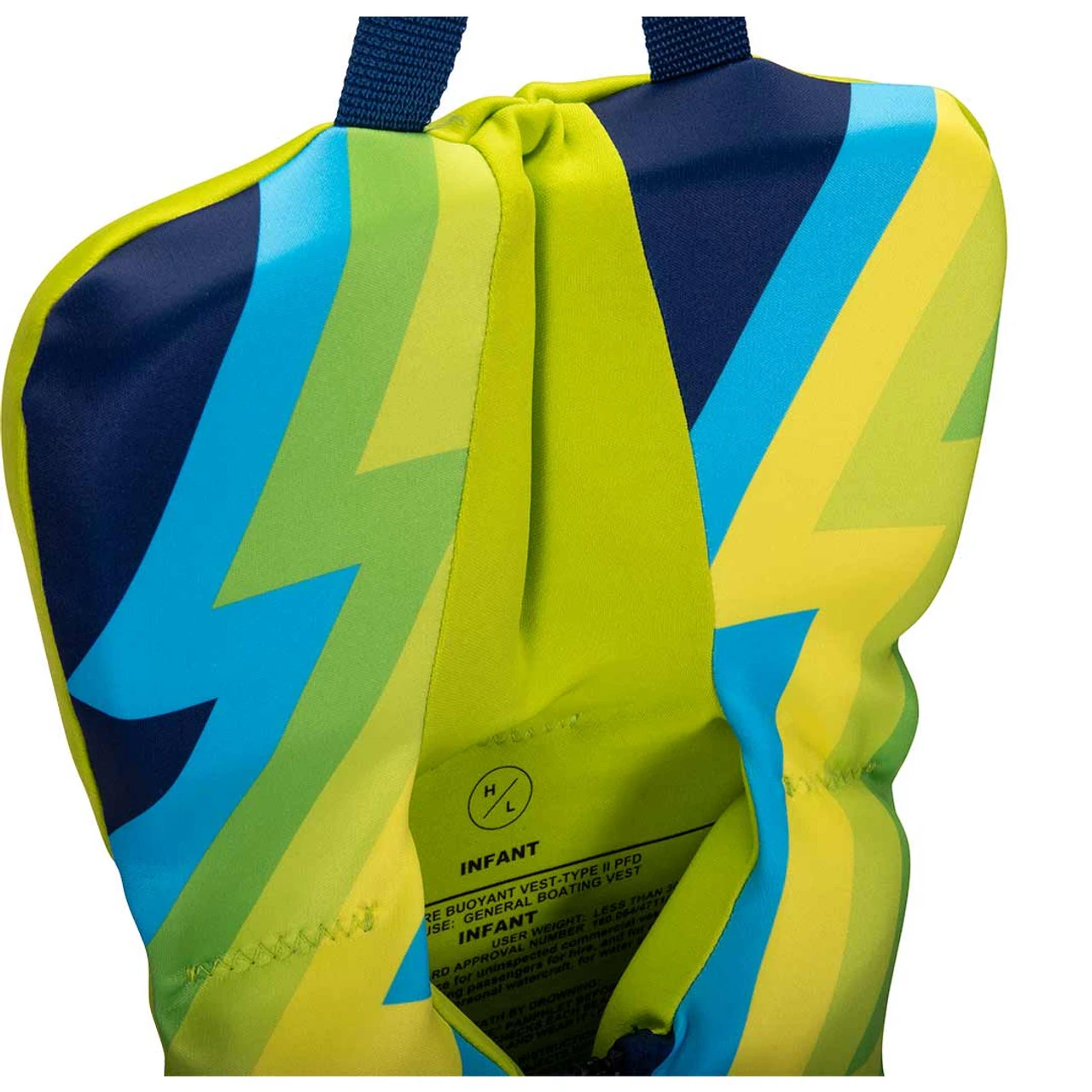 Hyperlite Boy's Toddler Indy Life Jacket - Blue/Yellow 5 Hyperlite Boy's Toddler Indy Life Jacket - Blue/Yellow - Image 3