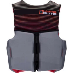 Hyperlite Boy's Youth Indy Life Jacket - Small Red/Grey -Liquid Forces Shop 2023 Hyperlite INDY BOYS LIFE JACKET YOUTH SMALL BACK 87414.1666725557