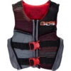 Hyperlite Boy's Youth Indy Life Jacket - Small Red/Grey -Liquid Forces Shop 2023 Hyperlite INDY BOYS LIFE JACKET YOUTH SMALL FRONT 04889.1666725557
