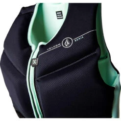 Ronix Volcom Capella Women's Life Jacket - Minty Black -Liquid Forces Shop 2023 RONIX WOMENS CGA VEST CAPELLA 3.0 VOLCOM INSET 1 93366.1667420841