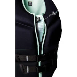 Ronix Volcom Capella Women's Life Jacket - Minty Black -Liquid Forces Shop 2023 RONIX WOMENS CGA VEST CAPELLA 3.0 VOLCOM INSET 3 55105.1667420841