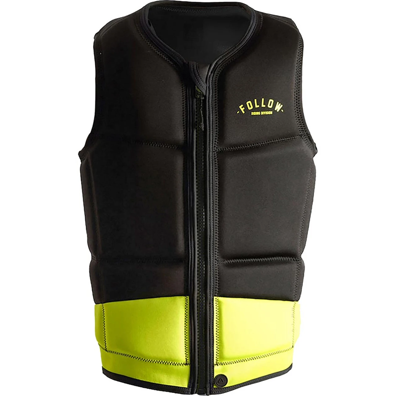 Follow Division Men's Comp Vest - Black/Slime 3 Follow Division Men's Comp Vest - Black/Slime