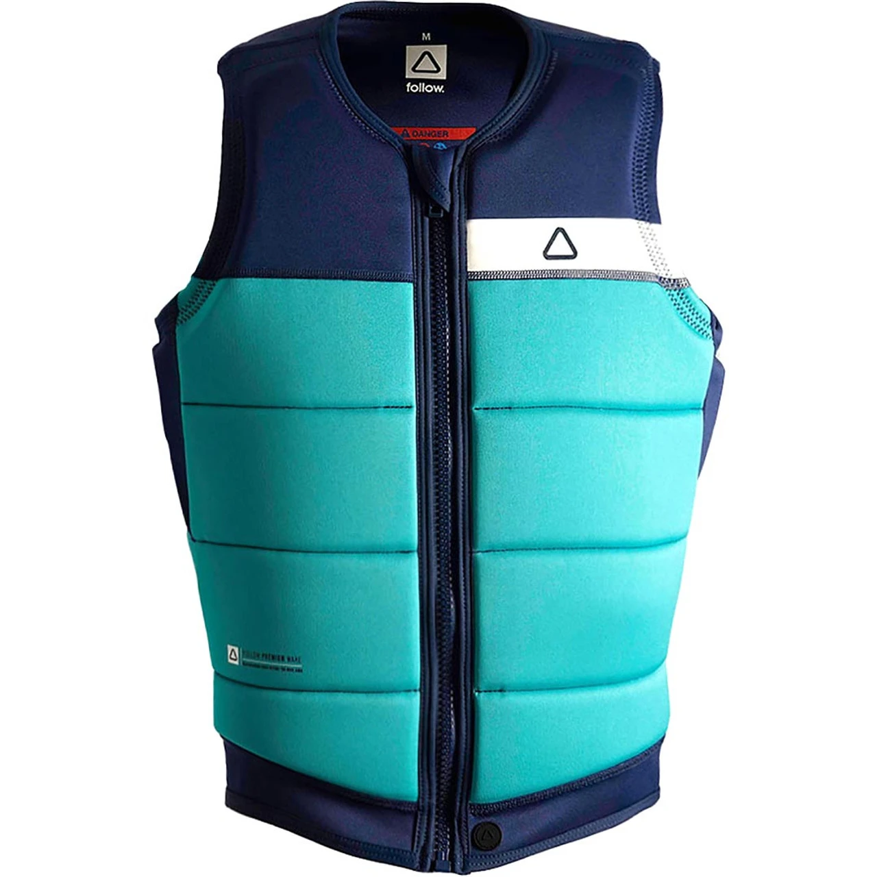 Follow Signal Men's Comp Vest - Teal 3 Follow Signal Men's Comp Vest - Teal