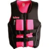 Follow Tact Women's CGA Life Jacket - Black/Pink -Liquid Forces Shop Follow Ladies Tact 2 Coast Guard Approved Vest Black Pink Front 97203.1678394788