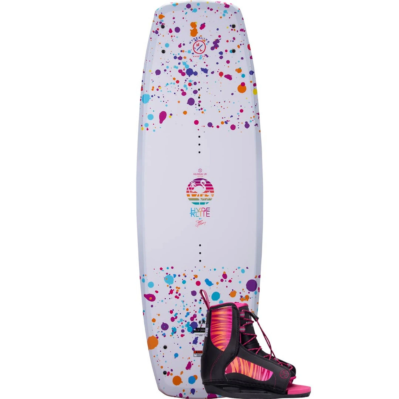 Hyperlite Girl's Murray Jr. Wakeboard Package W/ Jinx 4-8 - 2023 3 Hyperlite Girl's Murray Jr. Wakeboard Package W/ Jinx 4-8 - 2023
