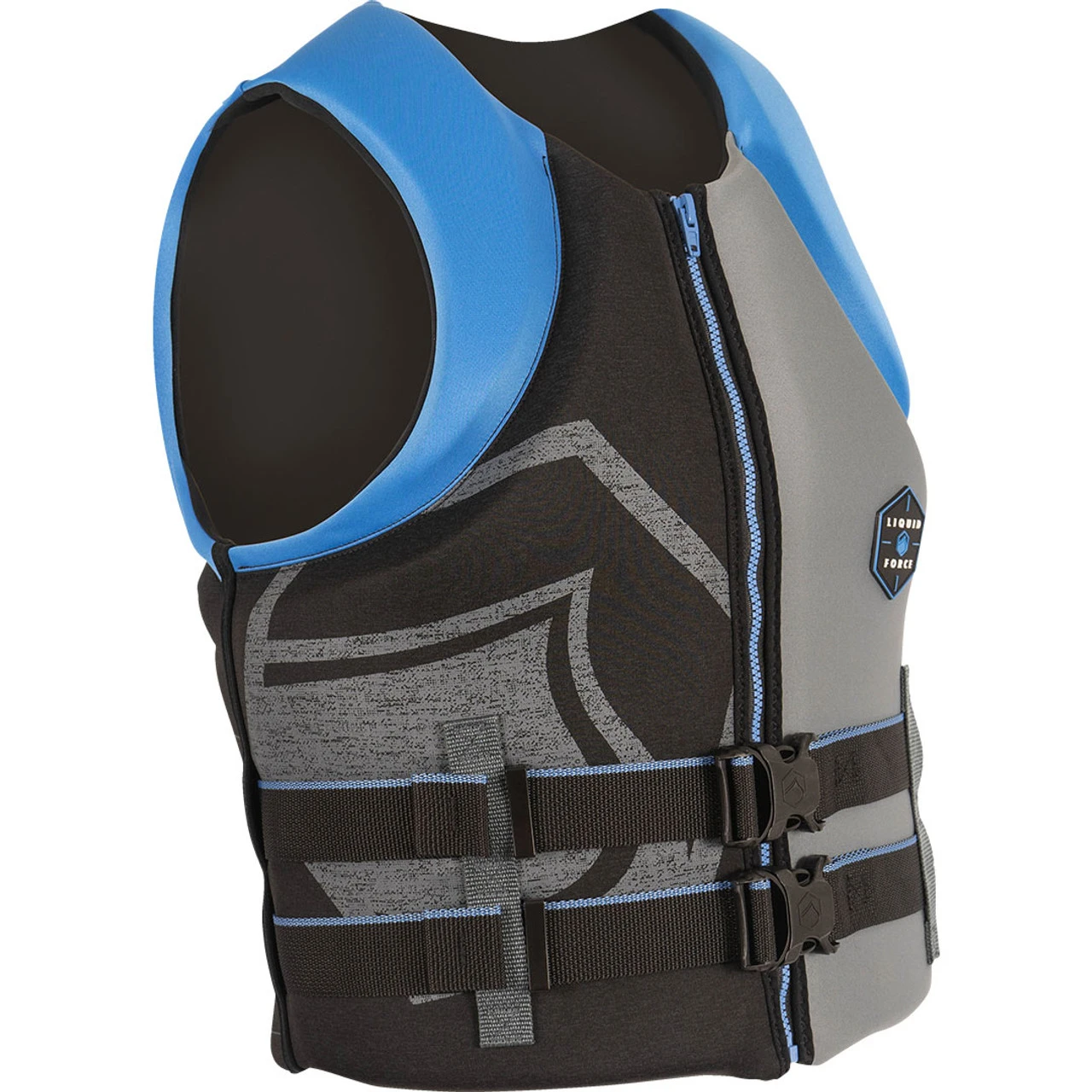 Liquid Force Hinge Life Jacket - Blue/Black 3 Liquid Force Hinge Life Jacket - Blue/Black
