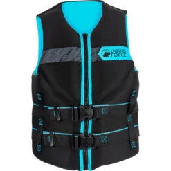 Liquid Force Hinge Women's CGA Vest - Black/Aqua