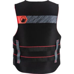 Liquid Force Classic Hinge Life Jacket - Black/Red -Liquid Forces Shop Liquid Force 2022 Classic CGA Life Jacket RED Back 43135.1663789053