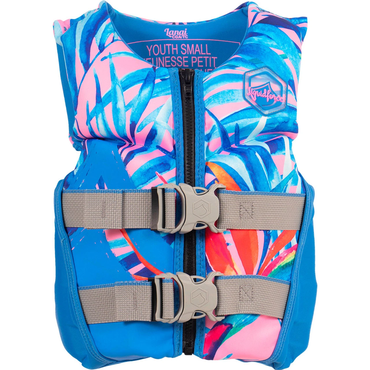 Liquid Force Lanai Youth Life Jacket - Tropical 3 Liquid Force Lanai Youth Life Jacket - Tropical