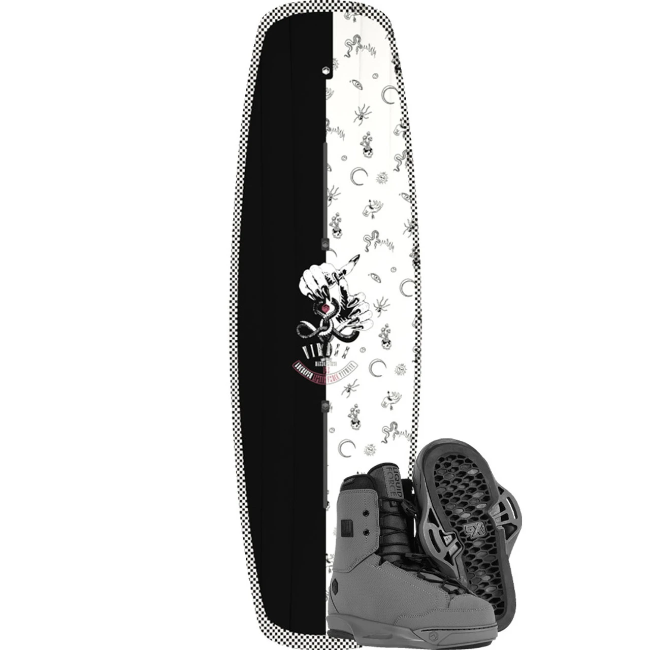 Liquid Force Virago Wakeboard Package W/ Idol 6X Boots - 2023 3 Liquid Force Virago Wakeboard Package W/ Idol 6X Boots - 2023