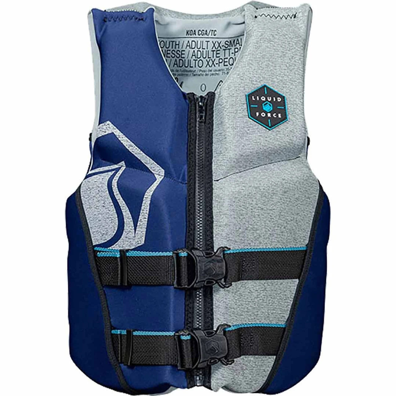 Liquid Force KOA Junior CGA Life Jacket - Navy/Heather 5 Liquid Force KOA Junior CGA Life Jacket - Navy/Heather - Image 3