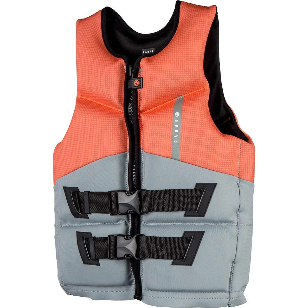 Radar T.R.A. Teen Girl's Life Jacket - Salmon / Grey 3 Radar T.R.A. Teen Girl's Life Jacket - Salmon / Grey