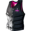 Radar Lyric Women's Comp Vest - Tulip / Black / White 2 Radar Lyric Women's Comp Vest - Tulip / Black / White -Liquid Forces Shop Radar Lyric Womens Competition Impact Vest Angle 18185.1661887380