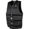 Radar Staple Life Jacket - Jet Black -Liquid Forces Shop Radar Staple Vest Coast Guard Approved Life Jacket Angle 71879.1661872954