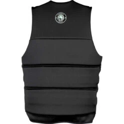 Radar Staple Life Jacket - Jet Black -Liquid Forces Shop Radar Staple Vest Coast Guard Approved Life Jacket Back 61823.1661872954