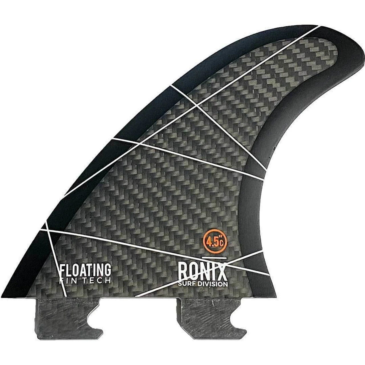 Ronix Floating Fin-S 2.0 Tool-Less Fiberglass - Center Surf Fin - 4.5" 3 Ronix Floating Fin-S 2.0 Tool-Less Fiberglass - Center Surf Fin - 4.5"