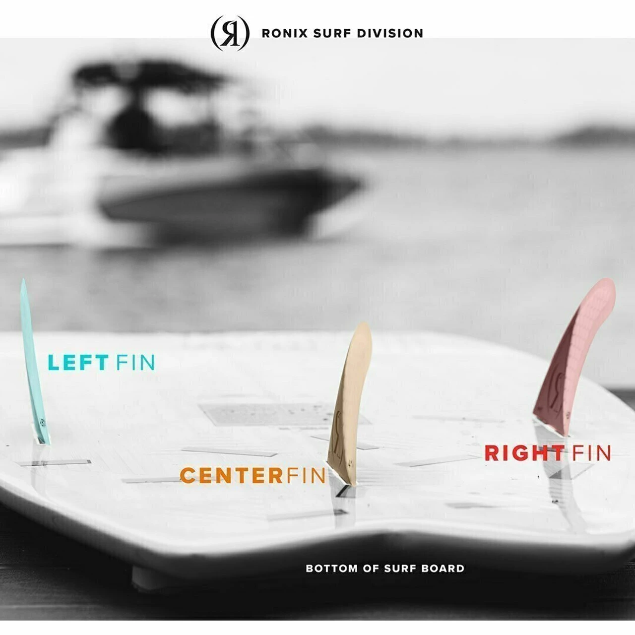 Ronix Floating Fin-S 2.0 Tool-Less Fiberglass - Surf Fin - 4" 4 Ronix Floating Fin-S 2.0 Tool-Less Fiberglass - Surf Fin - 4" - Image 2