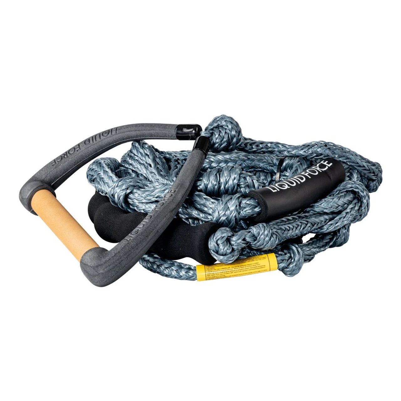 Liquid Force Deluxe Molded Wake Surf Rope - Grey/Tan 3 Liquid Force Deluxe Molded Wake Surf Rope - Grey/Tan