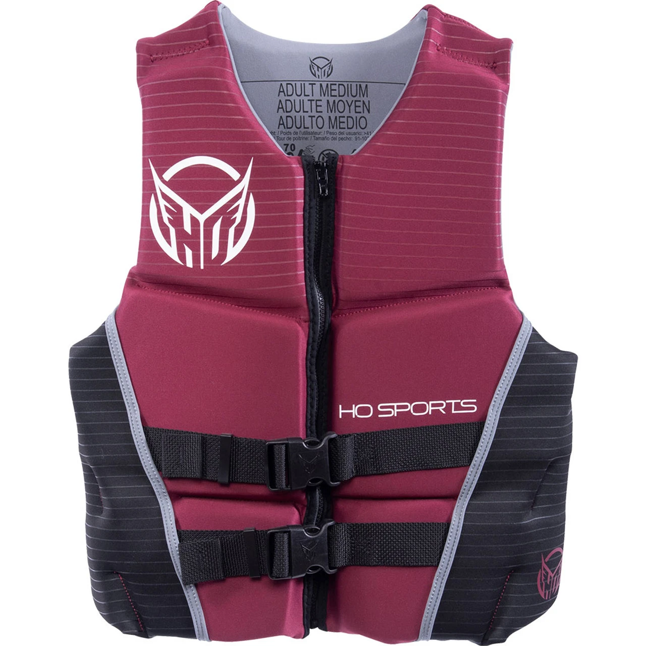 HO Men's System Life Jacket - Maroon 3 HO Men's System Life Jacket - Maroon